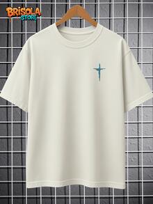 Saint Teresa T-Shirt With Evangelization Phrase, Bible, Biblical, Catholic, Unisex, 100% Cotton, Premium Shirt, New Release, Various Colors, Men's And Women's, Immediate Shipping | Plus Size - 米色 - 查看 2