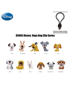 Disney 官方授权盲盒3D立体人偶包夹挂件 盲盒动漫人物钥匙扣 动漫收藏品 开云集团背包装饰 幸运冥王星 流浪女郎 闪电狗套装 - 彩色 - 查看 6