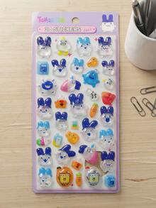 Children's Handmade Art Decorative Stickers, Office And School Decorative Stickers, Notebook Stickers, Ledger Stickers, Luggage Stickers, Guitar Decorative Stickers, Laser Stickers, Gifts For Friends And Family, Christmas Stocking Stuffers, Christmas Gifts, Christmas Decorations, Random High-Value Japanese Anime Theme Character Stickers - Multicolor - View 6