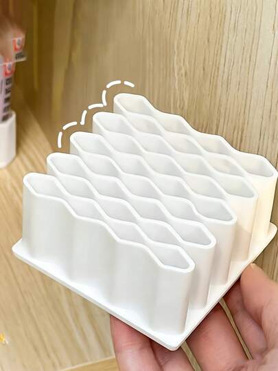 32格重型塑料储物盒，带隔板 - 立式办公储物架，节省空间的桌面药柜，适用于家庭、诊所和办公室 - 易于组装，兼容办公用品和学习用品