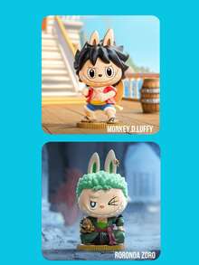 Pop Mart ONE PIECE Series Blind Box Figures - 12 Regular Versions + 1 Hidden Version, Featuring Cute Rabbit Ear Design Blended With ONE PIECE Character Traits And Adventure Themes - Multicolor - View 6