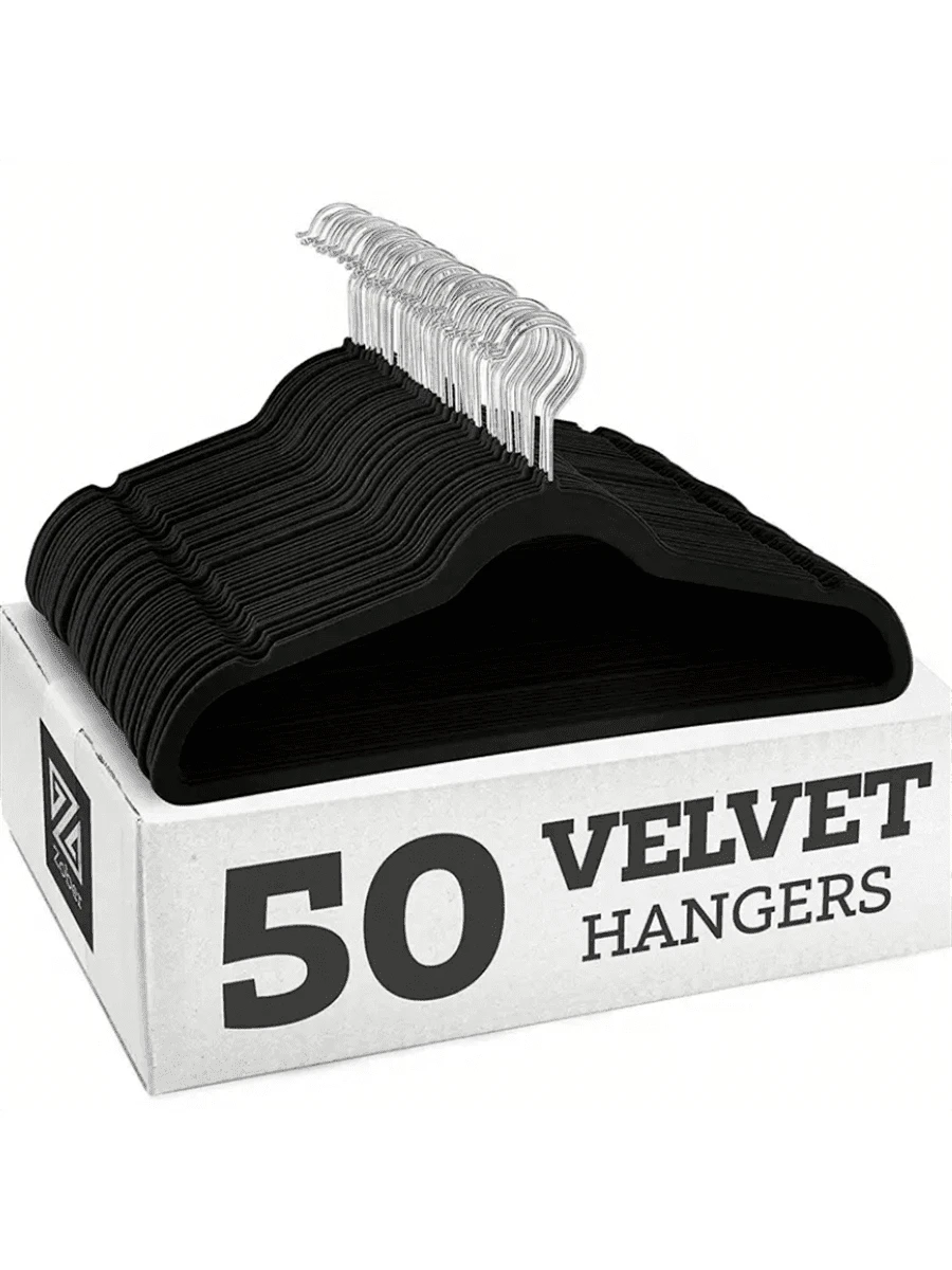 5pcs Premium Velvet Hangers, High-Quality Non-Slip Felt Clothes Hangers, Flocked Hangers With Strong Hooks, Suitable For Wardrobe, Premium Wardrobe Accessories