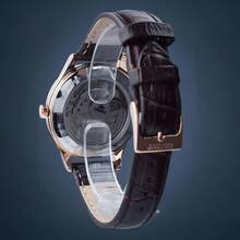 Orient RA-AG0023Y10B Women's Automatic Mechanical Wristwatch, Classic Design, Mechanical Movement, Made In Japan, Self-Winding, Skeleton Design, Brown Dial, Classic Ladies Watch - Brown - View 2