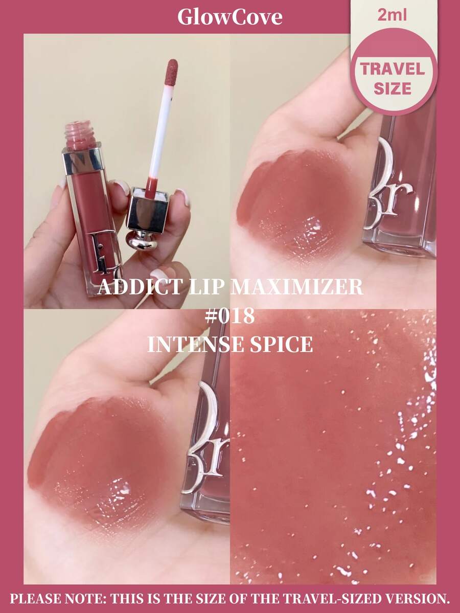 Dior 【2毫升旅行装】#004/#009/#018/#038：迪奥柔润唇膏，质地柔滑，打造自然无妆感，提亮肤色而不干燥，方便补妆，圣诞礼物 - #018 - 查看 1