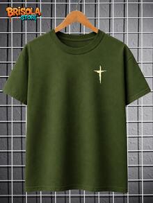 Saint Teresa T-Shirt With Evangelization Phrase, Bible, Biblical, Catholic, Unisex, 100% Cotton, Premium Shirt, New Release, Various Colors, Men's And Women's, Immediate Shipping | Plus Size - 墨綠色 - 查看 2