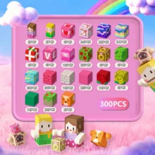 48/100/200/300片磁性积木，0.78英寸磁性玫瑰与王子爱情故事系列立方体玩具套装，STEM教育蒙特梭利感官玩具，3岁以上男孩女孩的最佳礼物，2026 - 彩色 - 查看 9