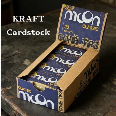 每包32张经典系列卷烟纸，采用牛皮纸板制成，复古木质扇形小号卷烟嘴，是居家庆祝活动和社交聚会的理想之选。