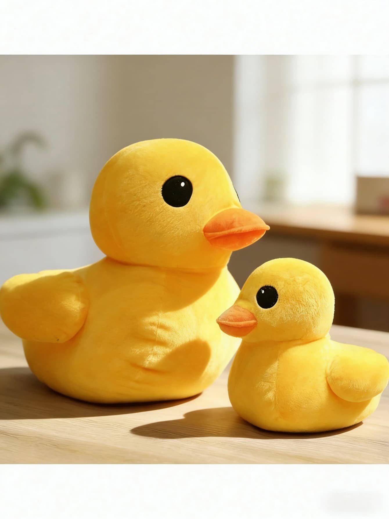 1 chú vịt nhồi bông màu vàng khổng lồ mềm mại - Búp bê thú nhồi bông bằng polypropylene, lý tưởng làm quà tặng ngày lễ, sinh nhật trẻ em, trang trí nhà cửa. - Nhiều màu - Xem 1