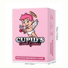 Cupid Card Game Couples Drinking Game For Adult Dating Nights Bedroom Game For Male And Female Pairs Valentine's Day Gift - 1PC - 查看 2