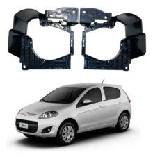 Suporte Farol Milha Palio 2012 2013 2014 2015 2016 2017 Par Preto - A - Visão 1
