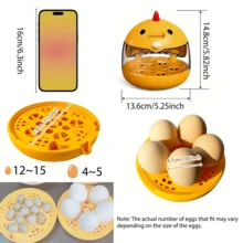 Home Incubator, Suitable For Chicken Eggs, Duck Eggs, Goose Eggs, Bird Eggs, Etc., Easy To Operate - Yellow - View 7