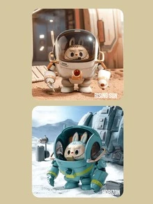 THE MONSTERS HIROSHI YOKOYAMA'S MA.K. SERIES FIGURINES, Sci-Fi Theme Blind Box Figures, Labubu Sci-Fi Style Display Collectibles, Mini Statue Figure Toy Blind Box, Collectible Gift, Exquisite Home Decor Ornament, Birthday And Christmas Gift - Multicolor - View 10