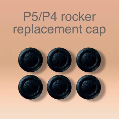 6PCS Repair Caps For P5/P4 Controllers, Replacement Caps For P5/P4 Controller Sticks - Specialized Caps For Damaged Stick Repairs, Gaming Controller Accessories
