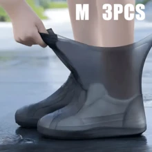 1/3 件装可重复使用硅胶鞋套，黑/白/蓝/黄/粉可选，男女通用，防水防滑旅行鞋套，柔韧透明户外靴套，轻便雨具配件，适合徒步/露营、夏季降温、海滩、旅行、防水保护、圣诞节、圣诞礼物、家居、个性化礼物、房间装饰、母亲节礼物、卧室装饰、花园、厨房装饰、夏季、海滩、旅行必备、房间装饰、软萌、毕业季 - 彩色 - 查看 9