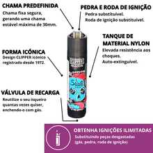 4 Clippers Skate Or Die Sizes MICRO - Kitchen Lighter, Lighter, Igniter, Home Use, Kitchen, Lighting Candles, BBQ, Camping, Travel And Decoration, Party. - 4 滑板或死亡(MICRO) - 查看 6