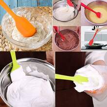 1/3/6/9pcs Cake Frosting Spatula, Silicone Scraper, 8.46 Inch Small Scraper, Heat-Resistant Non-Stick Flexible Scraper, Baking Mixing Tools, Suitable For Kitchen, Baking, Cooking, Cake Spreading, Holiday Kitchen Accessories - Multicolor - View 8