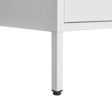 Meuble TV moderne, meuble TV, panneau TV, meuble TV court. Deux portes coulissantes, deux portes en maille, design unique. Dimensions: 190 x 35 x 45 cm (L x L x h) - Blanc - Voir 7
