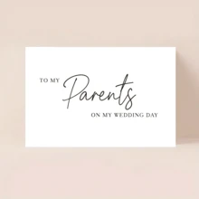 1 PC Wedding Day Greeting Card Set For Parents, Including A Card For The Father And A Card For The Mother, Wedding Greeting Cards, And Wedding Cards For Parents. - One Size Fits All - View 4