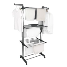 Clothes Airer Clothes Drying Rack 4-Tier Foldable Heavy Duty Laundry Washing Dry Hanging Hanger - View 9
