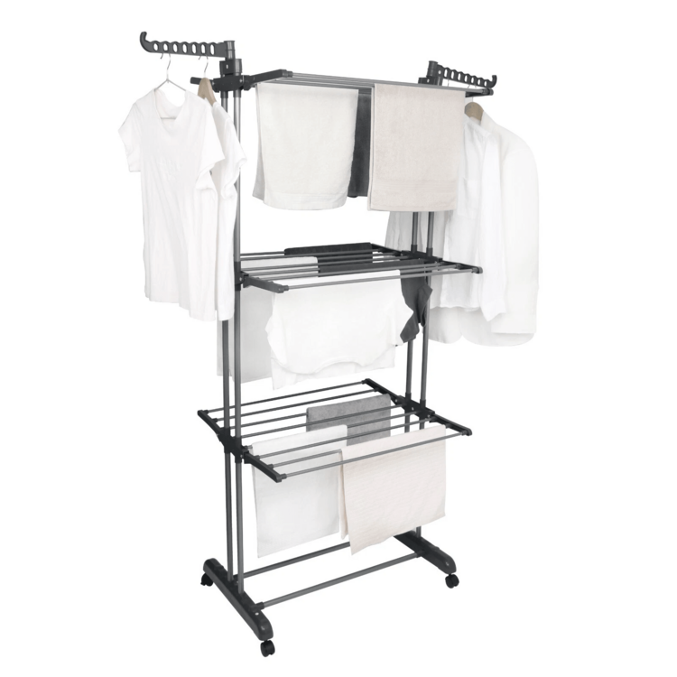 Clothes Airer Clothes Drying Rack 4-Tier Foldable Heavy Duty Laundry Washing Dry Hanging Hanger - View 8