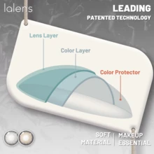 Lalens 棕色美瞳一副，半年抛型，直径14.20mm，适合日常妆容、生日、秋季、时尚妆容、派对、圣诞礼物、玫瑰女孩角色扮演，打造自然迷人的妆容效果，附赠美瞳盒。 - Moon Garden Brown - 查看 8