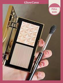 MAC Sculpt & Glow Duo | Omega Contour & Double Gleam Highlight | 2-In-1 Face Palette | Long-Wearing High Pigment - Two-color - View 2