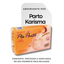 Absorvente Pós Parto Karisma 15 Unidades C/ Adesivo - Tamanho Único - Visão 3