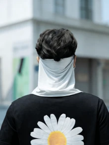 Unisex Summer Cooling Ice Silk Face Mask, Breathable Ventilated, Built-In Neck Guard, Ear Loop Design, Quick Dry, 2-In-1 Face Mask And Neck Gaiter - A - View 6