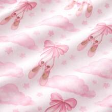 Children's Single Bed Sheet Set, Micropercal, 2 Pieces, Children's Bedding Set With Exclusive Printed Pillowcase - 芭蕾舞者 - 查看 2