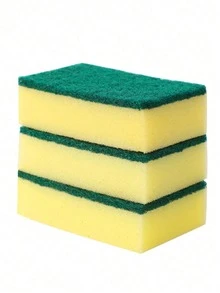 1pc Metallic Silver Kitchen Soap Dispenser With Sponge Holder, Space Saving Countertop Soap Pump, No Batteries Needed, Durable Rustproof Plastic, Easy To Clean Refillable Liquid Soap Dispenser For Kitchen Sink Bathroom Home Organizer - Multicolor - View 10