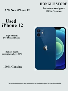 Apple 二手苹果 iPhone 12,高品质二手苹果 iPhone - 游戏就绪,双卡 4G,99% 新,原装屏幕和高性能电池(≥90%) - 多色 - 查看 6