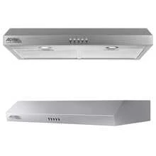 Campana Para Cocina Extractora 60 cm Acero Inoxidable con 3 Velocidades y Luz LED - Tipo de Enchufe A USA (110-127V) - Ver 7