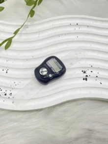 2件套穆斯林念珠和塔斯比赫手链套装，礼品袋包装，手持戒指计数器 - 彩色 - 查看 17