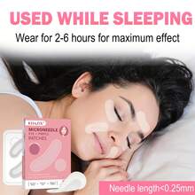 4 Pieces Facial And Nose Massage Tools, Deeply Hydrate And Firm The Skin, With A Soft Light Beige Color. Micro Needle Patches, Eye Patches, Needle Tip Length < 0.25 Millimeters, Providing A Comfortable And Relaxing Experience. - Multicolor - View 5