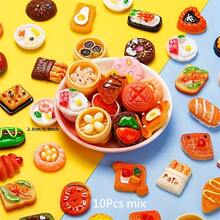 20件套迷你可爱超市购物篮套装，随机包含各种食品和饮料瓶造型，是娃娃屋装饰收藏、万圣节、圣诞节、复活节、派对礼物、创意奖品展示的理想之选。 - 彩色 - 查看 10