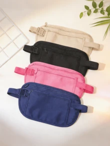 Bolsa de cintura oculta para pasaporte - Multicolor - Ver 3