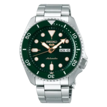 Seiko Men's Imitation Watch SRPD63K1, Silver, Sports Model - Green - View 1