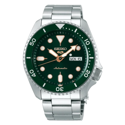 Seiko 男士仿表 SRPD63K1，银色，运动款