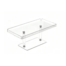 Acrylic Cake & Bread Display St, Clear Donut & Dessert & Pastry Display Shelf, Glass Show Rack, Transparent Storage Tray,Kitchen,Christmas Gift - View 9