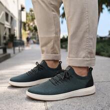 BR Sport Men's Breathable Knit Fabric Sneakers, Easy To Slip On, For Everyday Use Or Work, Super Soft, Original - Graphite - View 1