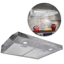 Campana Para Cocina Extractora 60 cm Acero Inoxidable con 3 Velocidades y Luz LED - Tipo de Enchufe A USA (110-127V) - Ver 8