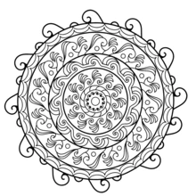 GDTME Mandala: Adult And Teen Coloring Book, Featuring Complex Symmetrical Geometric And Zen Lotus Motifs, A Journey Of Inner Peace Meditation Series, 18cm/7.08in Main Book + 14.7cm/5.7in Mini Pages + 7.2cm/2.8in Pocket Card Shaped, Single-Sided Easy Tear Non-Bleed, Each Page Is A Mandala Sanctuary To Inner Tranquility - Mandala - View 6