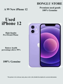 Apple 二手苹果 iPhone 12,高品质二手苹果 iPhone - 游戏就绪,双卡 4G,99% 新,原装屏幕和高性能电池(≥90%) - 多色 - 查看 17