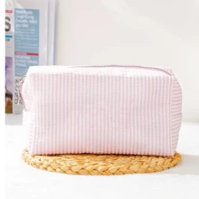 Personalized Embroidered Thin Canvas Cosmetic Bag, Customizable Embroidered Name Makeup Bag, Bridesmaid Gift, Bridal Party Gift, Women's Gift, Customizable Toiletry Bag, Sanitary Pad Storage Bag, Travel Makeup Bag, Cosmetic Bag, Women's Gift, Customizable Name Makeup Bag - Multicolor - View 22