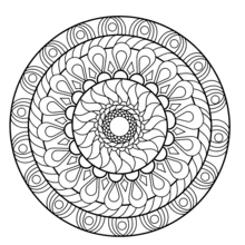 GDTME Mandala: Adult And Teen Coloring Book, Featuring Complex Symmetrical Geometric And Zen Lotus Motifs, A Journey Of Inner Peace Meditation Series, 18cm/7.08in Main Book + 14.7cm/5.7in Mini Pages + 7.2cm/2.8in Pocket Card Shaped, Single-Sided Easy Tear Non-Bleed, Each Page Is A Mandala Sanctuary To Inner Tranquility - Mandala - View 5