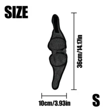 Waterproof Dog Ear Covers, Suitable Even For Mischievous Puppies. Just Place And Press, No Need To Pull Or Lure With Food. - Black - View 3