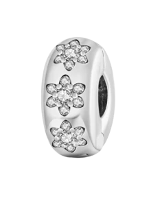 1件优雅安全链吊坠，适合女士手链和手镯，可用于DIY珠宝制作、约会礼物、精致女士珠宝 - 銀色 - 查看 17