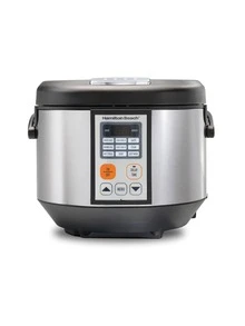 Olla eléctrica cocción múltiple Hamilton Beach 4.3 LTS – Cocina Lenta, Vaporera, Saltea y Mantiene Caliente – Olla Eléctrica Multifunción con Temporizador, Antiadherente y Tapa de Vidrio - Tipo de Enchufe B Japonés (100V) - Ver 5