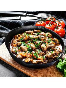 3/4/5PCS Cast Iron Skillet, Frying Pan With Drip Spout, Pre-Cooked Oven Cookware, Indoor And Outdoor Cooking For Camping, Grilling, Restaurant Chef Quality,Kitchen Cooking Tools, Pots, Frying Pans - 查看 6
