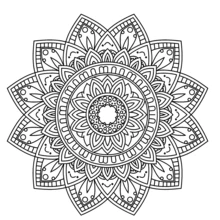 GDTME Mandala: Adult And Teen Coloring Book, Featuring Complex Symmetrical Geometric And Zen Lotus Motifs, A Journey Of Inner Peace Meditation Series, 18cm/7.08in Main Book + 14.7cm/5.7in Mini Pages + 7.2cm/2.8in Pocket Card Shaped, Single-Sided Easy Tear Non-Bleed, Each Page Is A Mandala Sanctuary To Inner Tranquility - Mandala - View 7